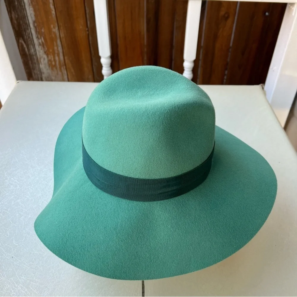 Brixton Teal Wide-Brim Hat (7 1/4)